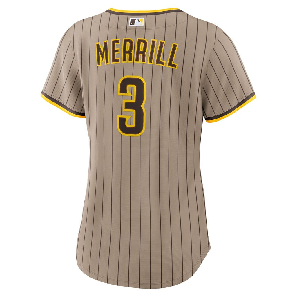 Jackson Merrill San Diego Padres Women's Home Replica Jersey - White