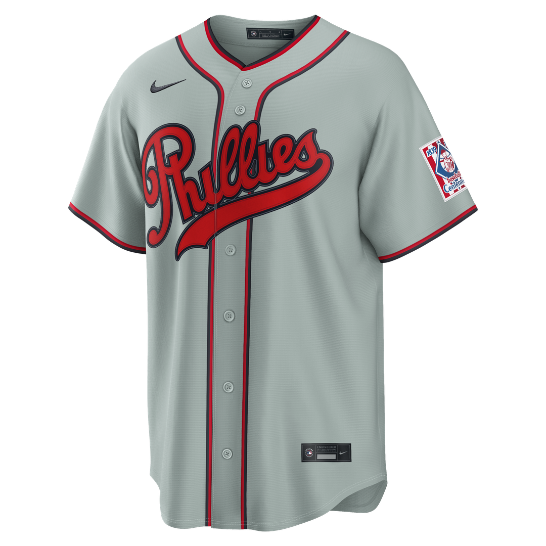 Trea Turner Philadelphia Phillies 2026 Field of Dreams Stadium Jersey - Gray