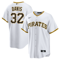 Henry Davis Pittsburgh Pirates Home Replica Jersey - White