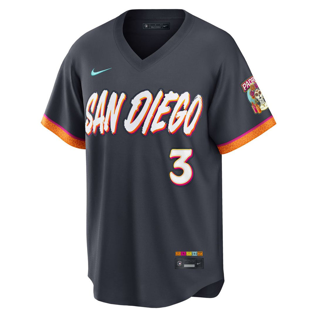 Jackson Merrill San Diego Padres 2026 City Connect Stadium Jersey - Obsidian