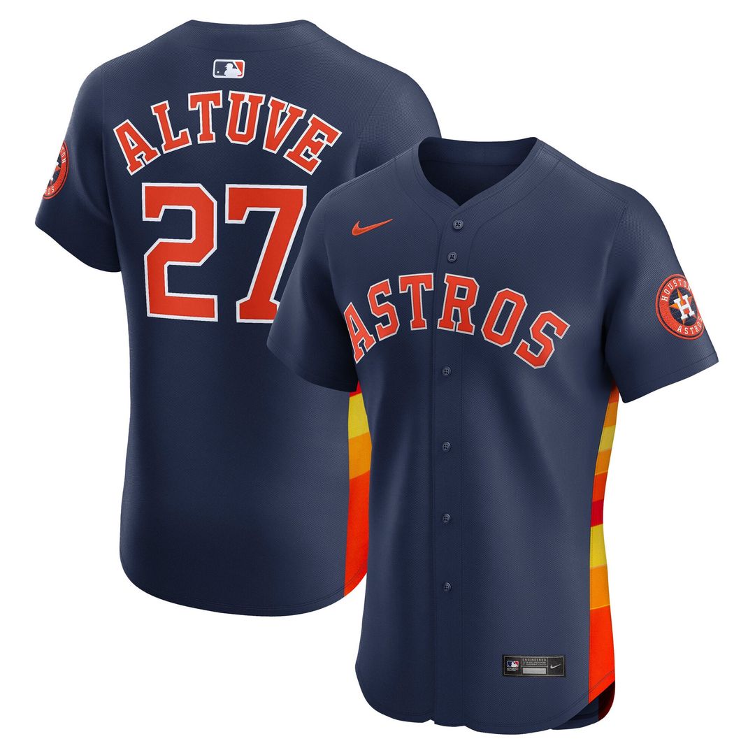 Jose Altuve Houston Astros Alternate Elite Player Jersey - Orange