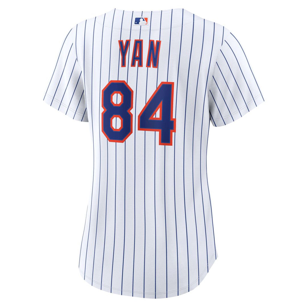 Jefry Yan New York Mets Women's Home Replica Jersey - White
