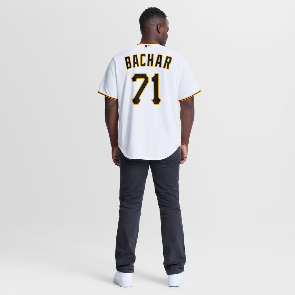 Lake Bachar Pittsburgh Pirates Home Replica Jersey - White