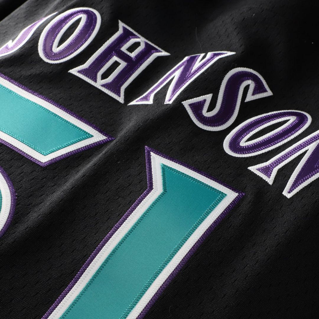 Randy Johnson Arizona Diamondbacks Big & Tall Cooperstown Mesh Batting Practice Jersey - Black