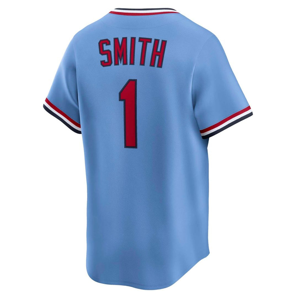 Ozzie Smith St. Louis Cardinals Throwback Cooperstown Collection Limited Jersey - Blue