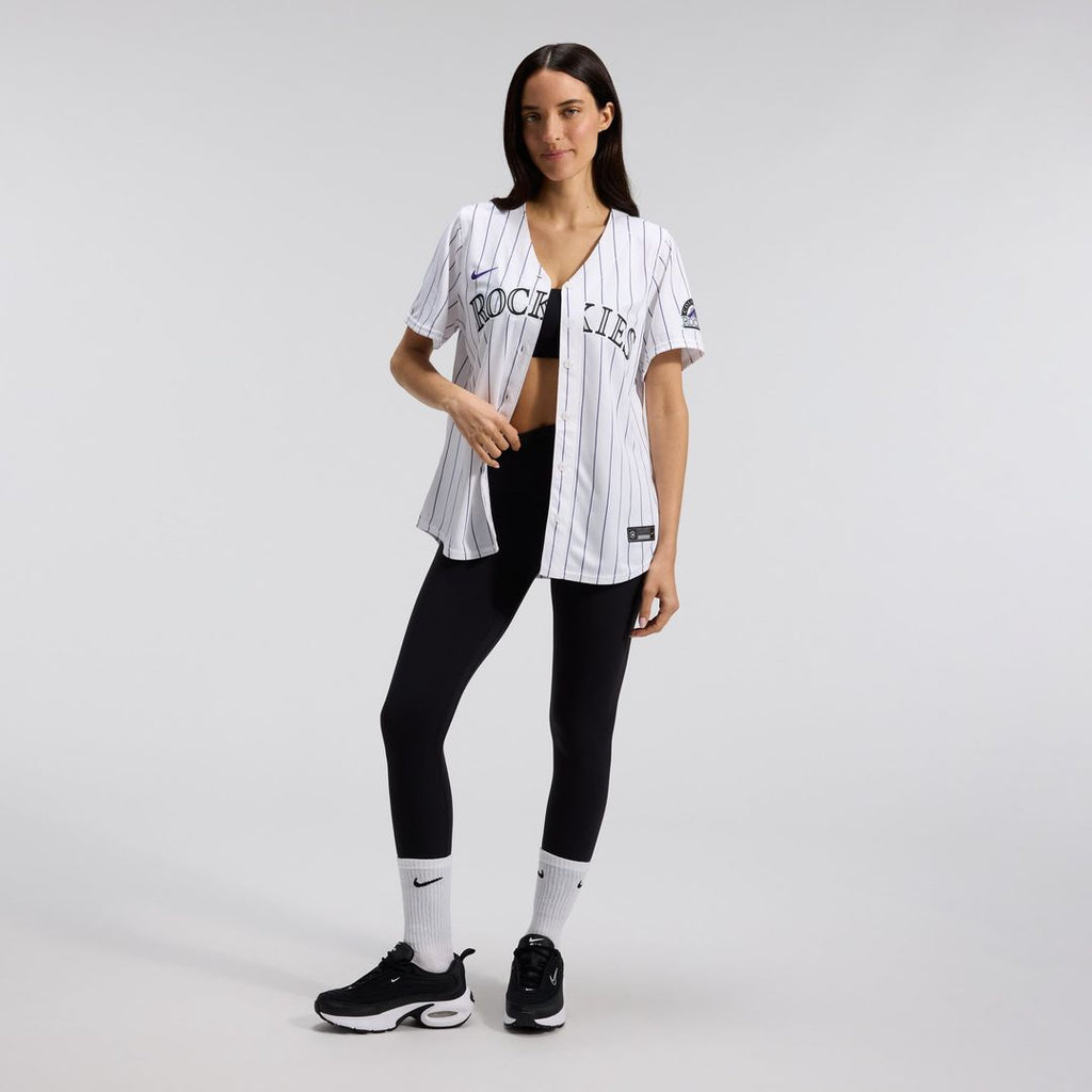 Colorado Rockies Women's Home Limited Jersey - White