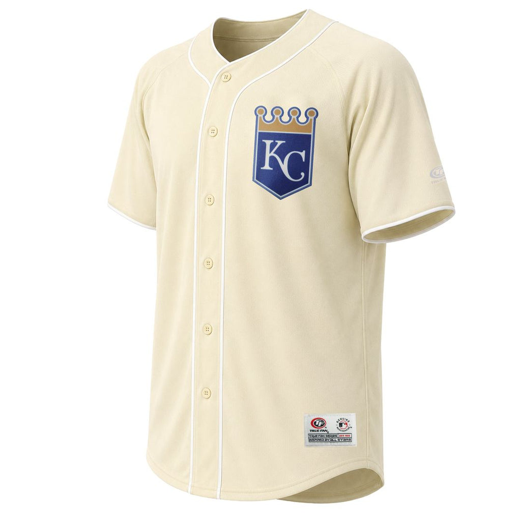 Kansas City Royals Stitches Fashion Jersey - Cream