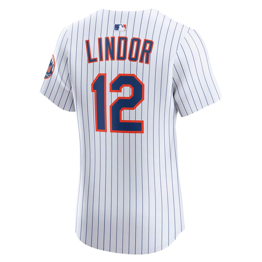Francisco Lindor New York Mets Home Elite Player Jersey - White