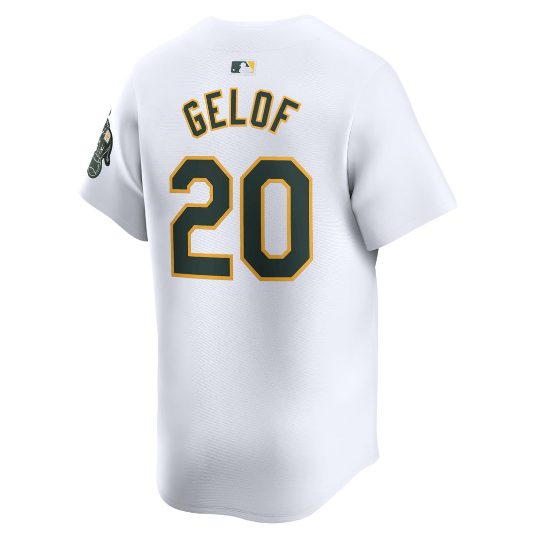 Zack Gelof Athletics Home Limited Player Jersey - White