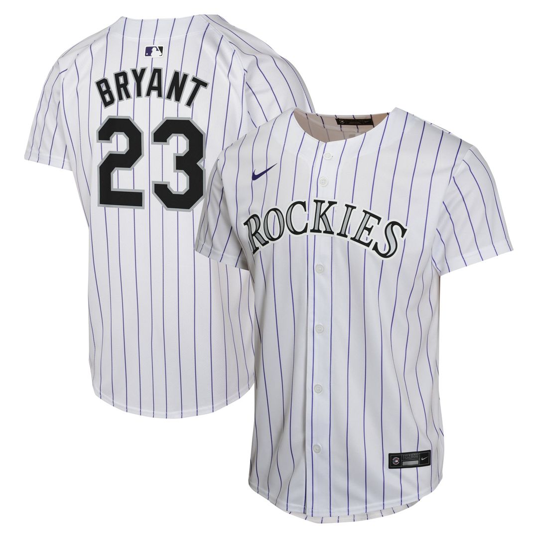 Kris Bryant Colorado Rockies Youth Home Game Player Jersey - White