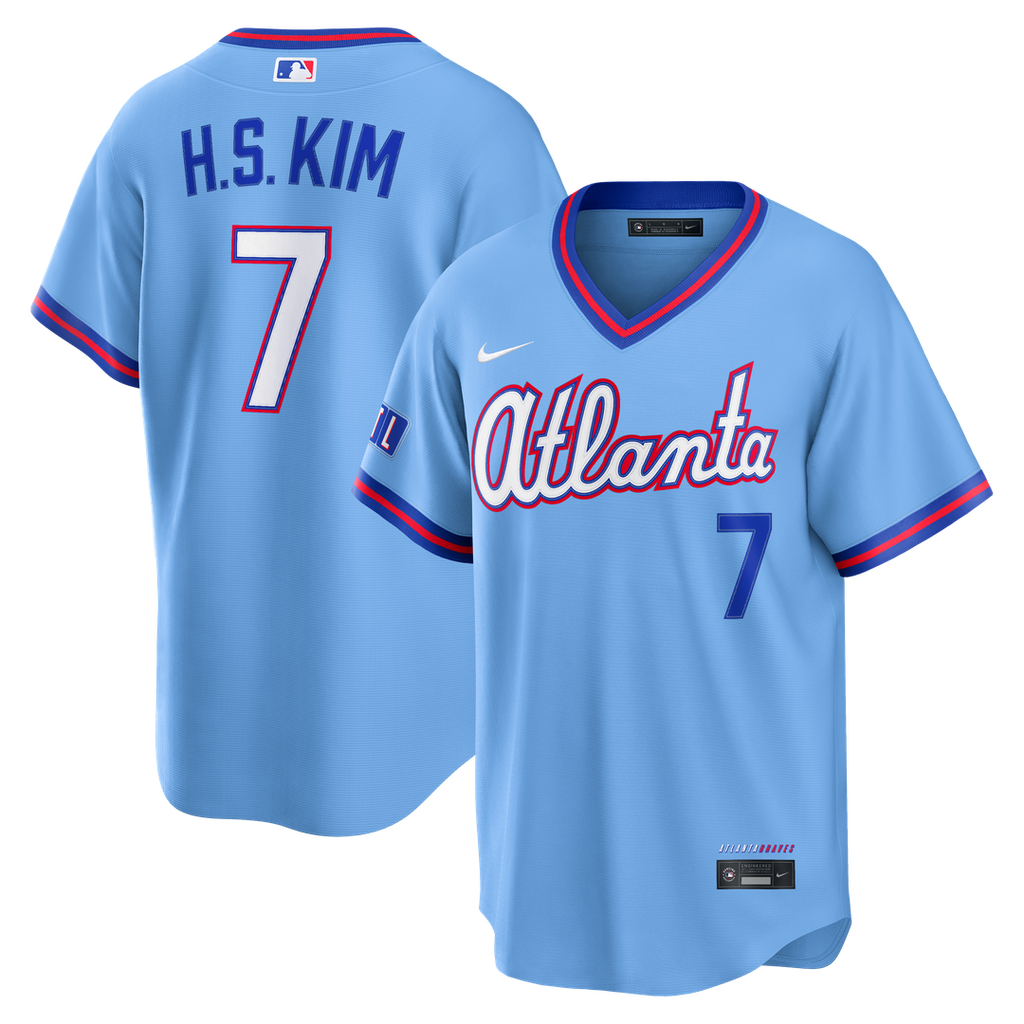 Ha - Seong Kim Atlanta Braves 2026 City Connect Stadium Jersey - Powder Blue