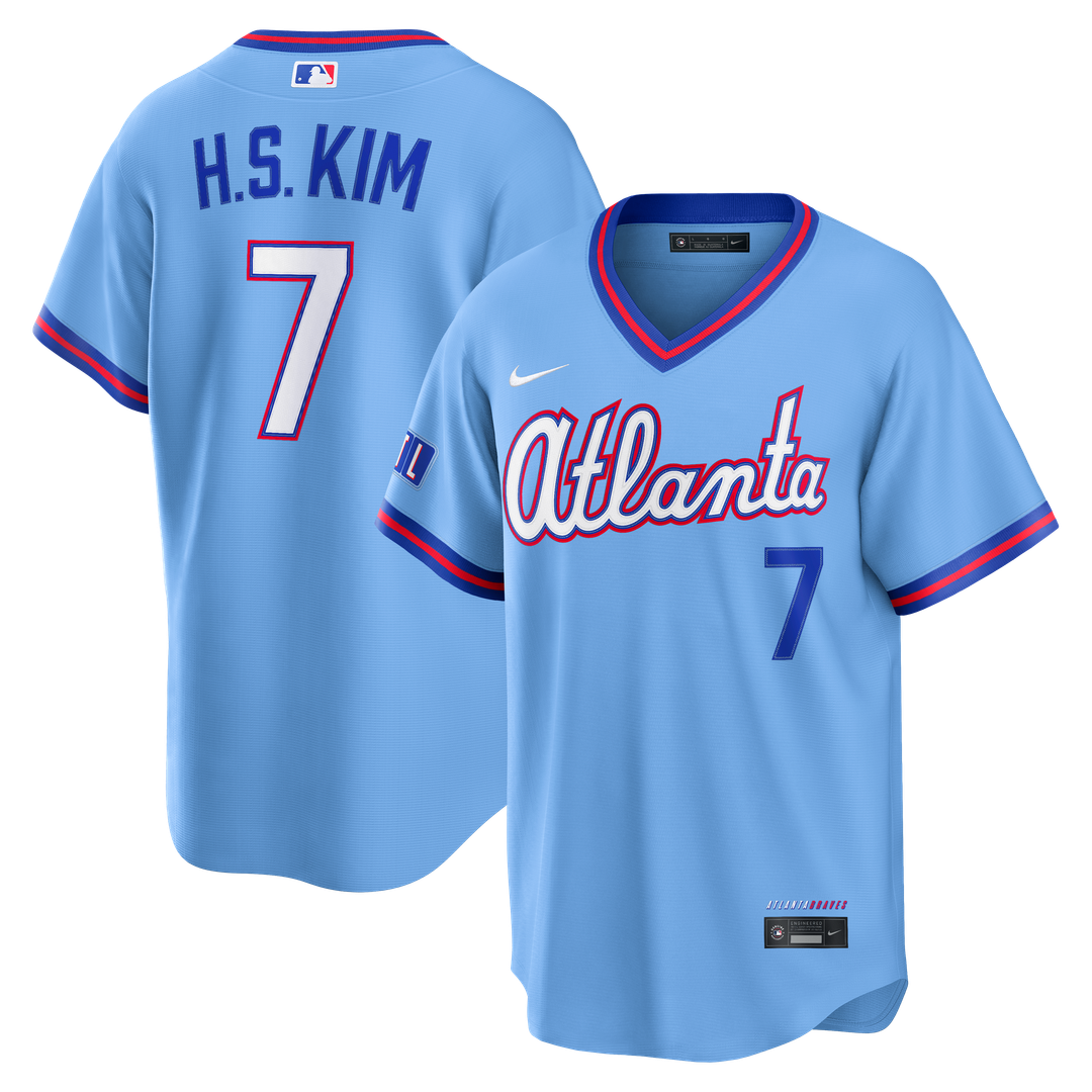 Ha - Seong Kim Atlanta Braves 2026 City Connect Stadium Jersey - Powder Blue