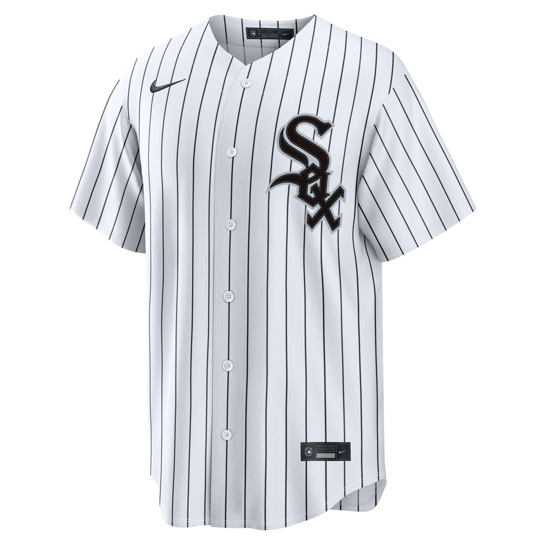 Huascar Brazoban Chicago White Sox Home Replica Jersey - White