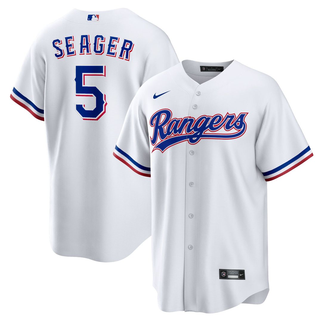 Corey Seager Texas Rangers Home Replica Player Jersey - White