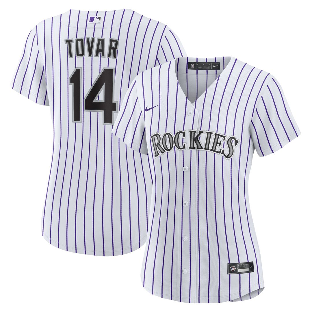 Ezequiel Tovar Colorado Rockies Women's Home Replica Jersey - White