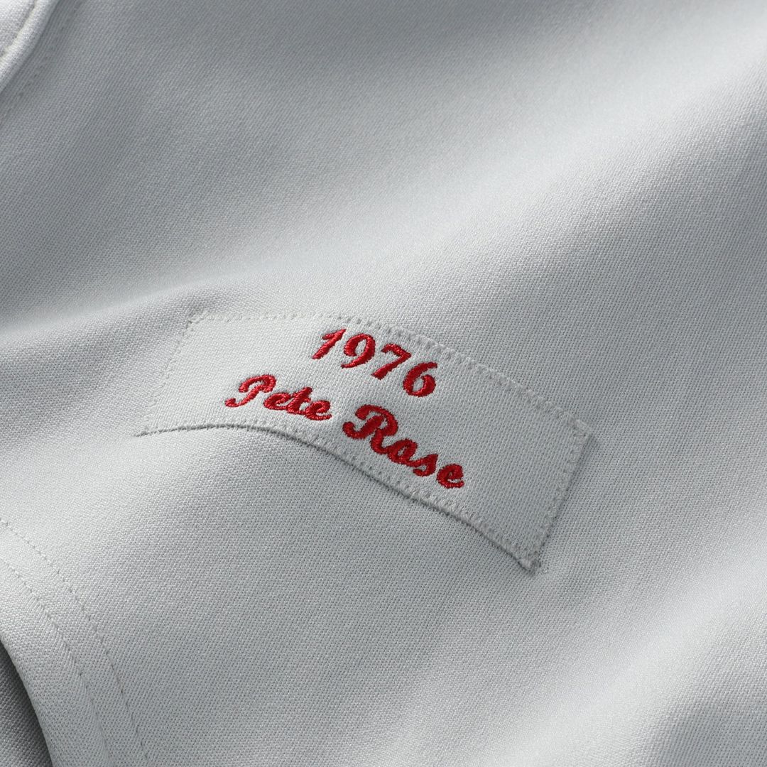 Pete Rose Cincinnati Reds 1976 Authentic Jersey - Gray