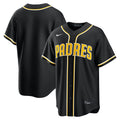 San Diego Padres Fashion Replica Black Out Jersey