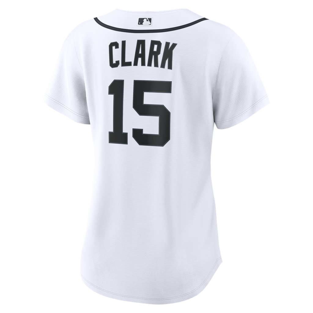 Max Clark Detroit Tigers Women's Home Replica Jersey - White