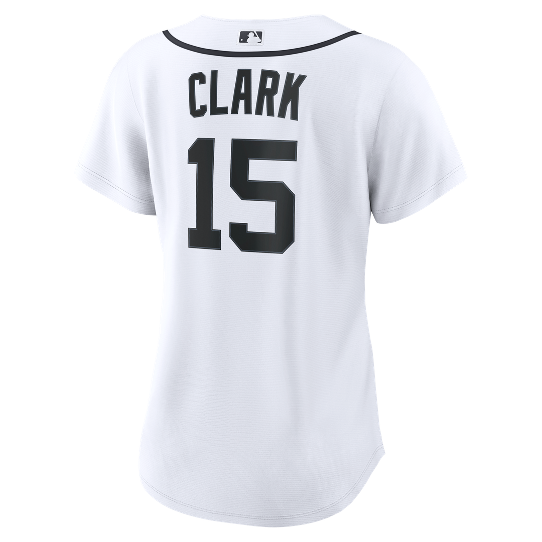Max Clark Detroit Tigers Women's Home Replica Jersey - White