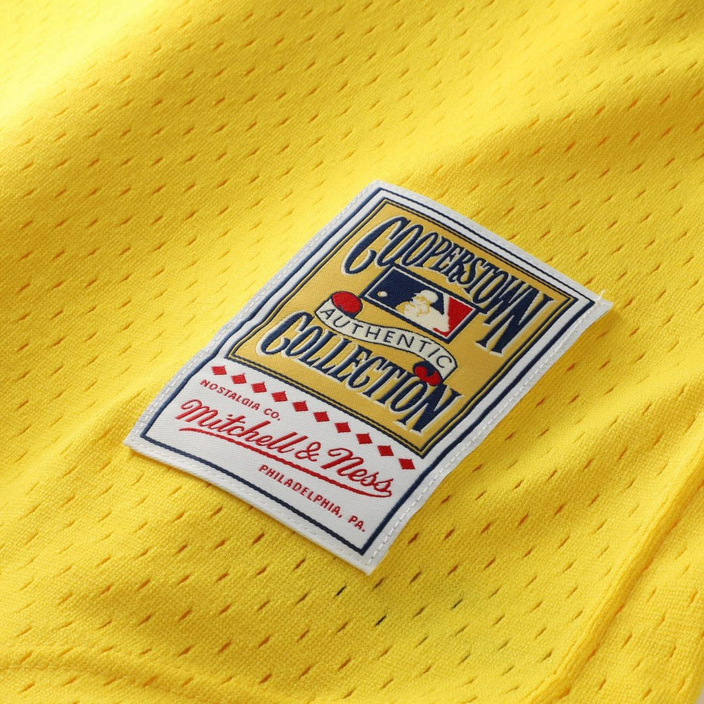 Rickey Henderson Athletics Authentic Batting Practice Jersey - Yellow