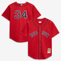 David Ortiz Boston Red Sox Toddler Cooperstown Collection Mesh Batting Practice Jersey - Red