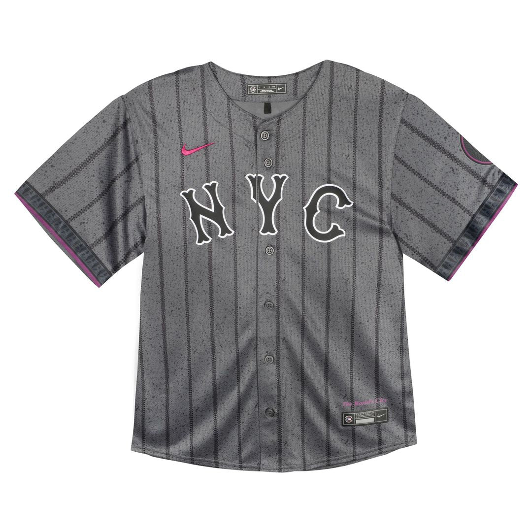 New York Mets Toddler City Connect Team Limited Jersey - Gray