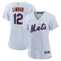 Francisco Lindor New York Mets Women's Home Replica Player Jersey - White