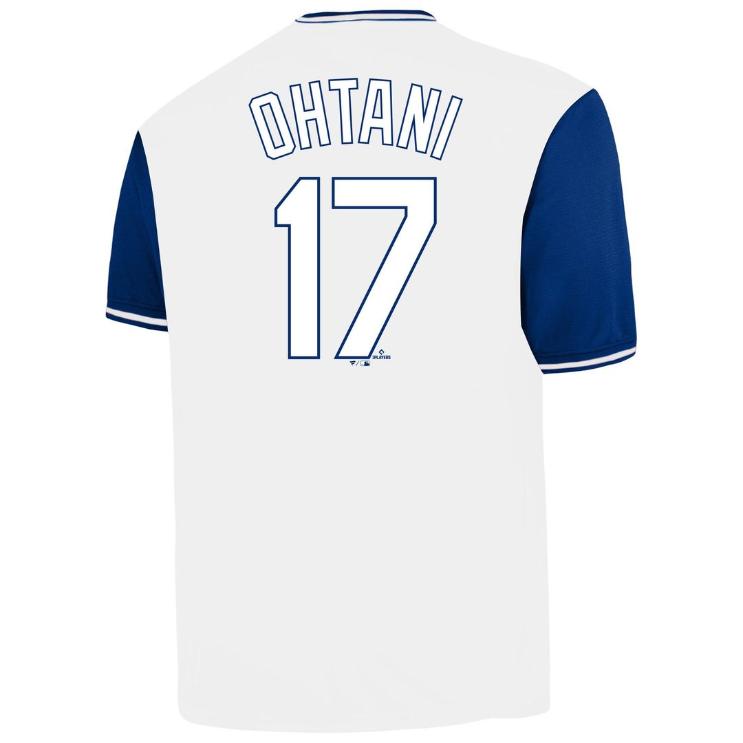 Shohei Ohtani Los Angeles Dodgers Profile Big & Tall Name & Number Jersey - White
