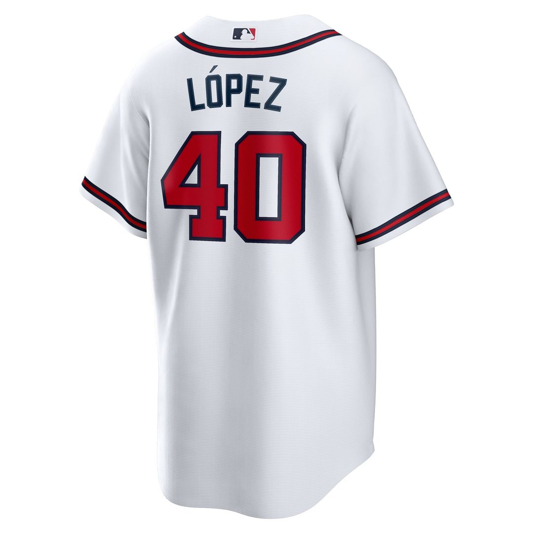 Reynaldo Lopez Atlanta Braves Home Replica Jersey - White