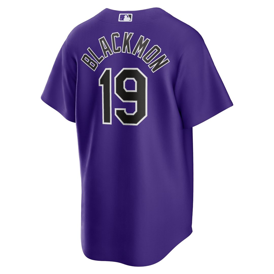 Charlie Blackmon Colorado Rockies Alternate Replica Player Name Jersey - Purple