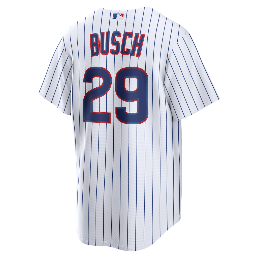 Michael Busch Chicago Cubs Home Replica Jersey - White