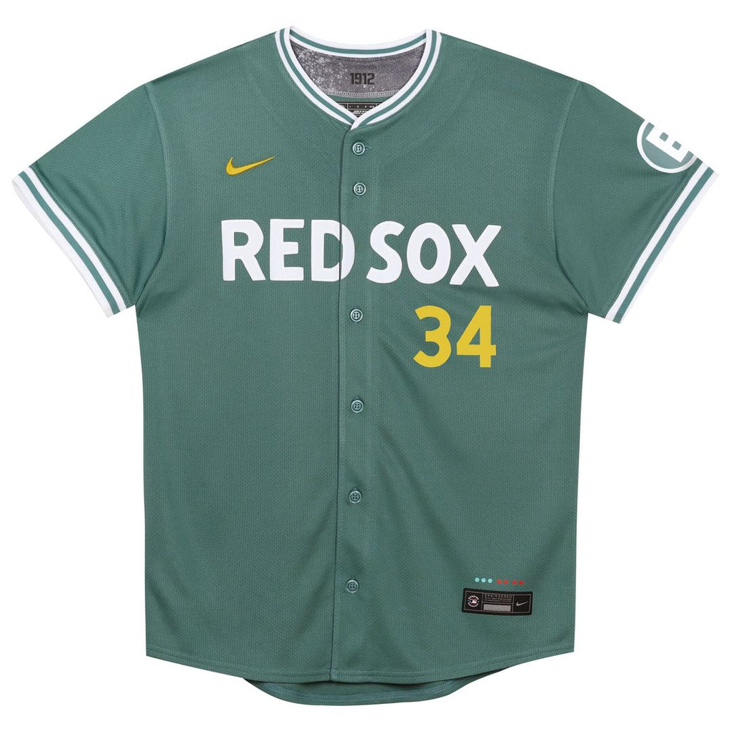 David Ortiz Boston Red Sox Preschool 2025 City Connect Limited Retired Player Jersey - Green