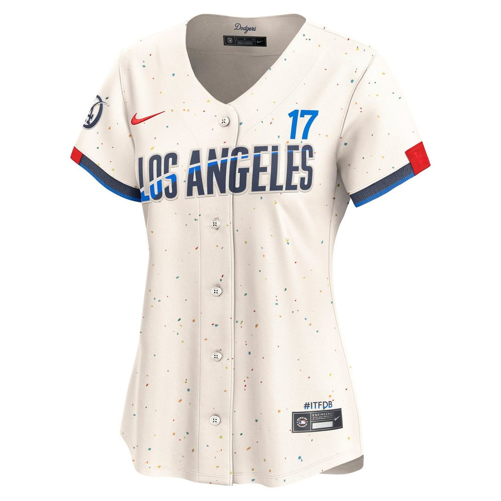 Shohei Ohtani Los Angeles Dodgers Women's City Connect Limited Player Jersey - Cream