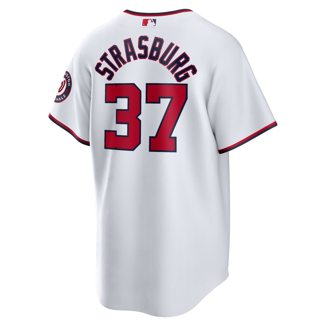 Stephen Strasburg Washington Nationals Home Replica Jersey - White