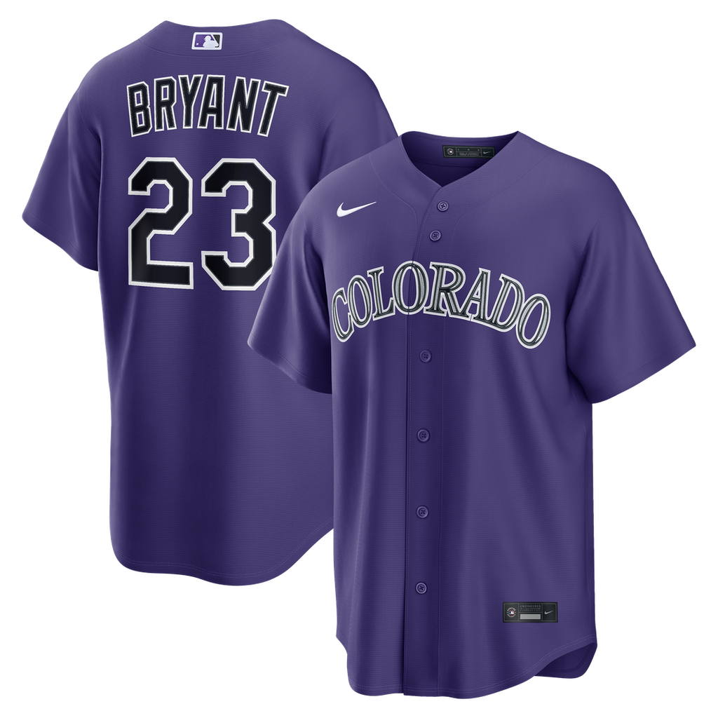 Kris Bryant Colorado Rockies Alternate Replica Jersey - Purple