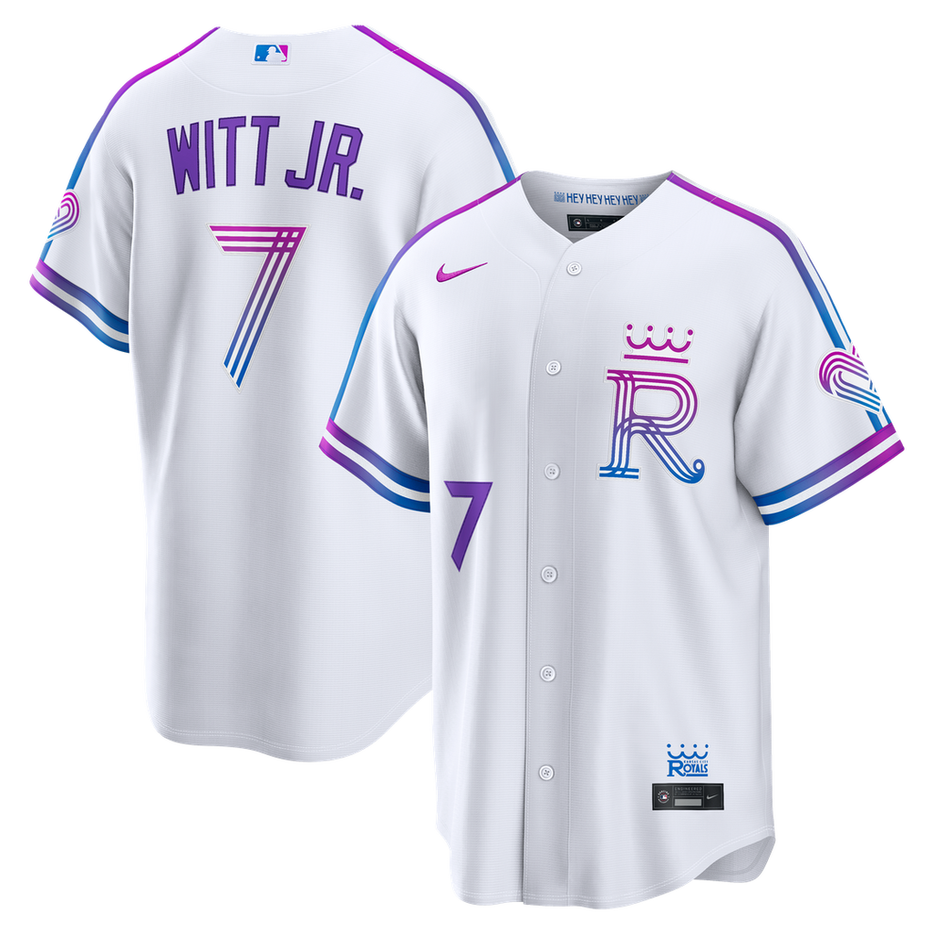 Bobby Witt Jr. Kansas City Royals 2026 City Connect Stadium Jersey - White