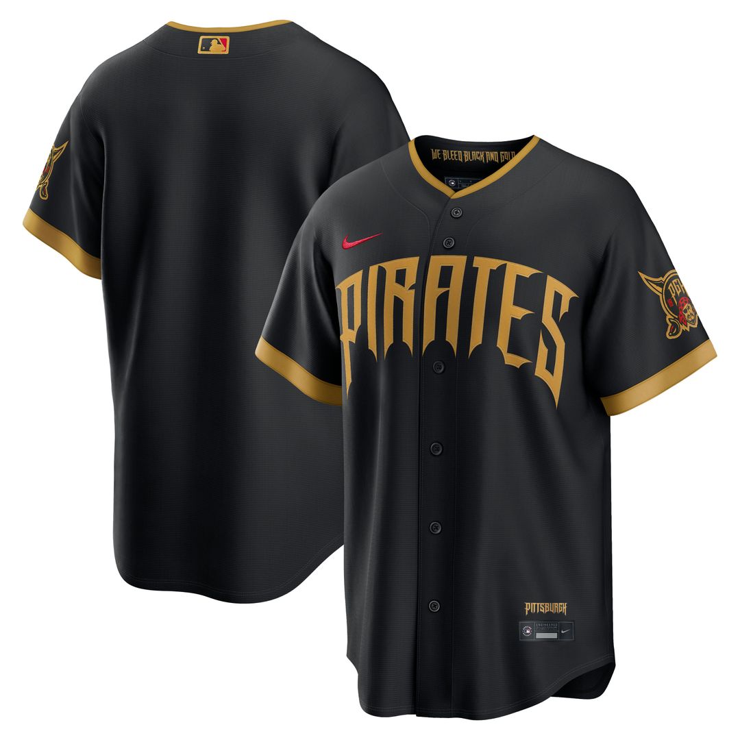 Pittsburgh Pirates 2026 City Connect Stadium Jersey - Black
