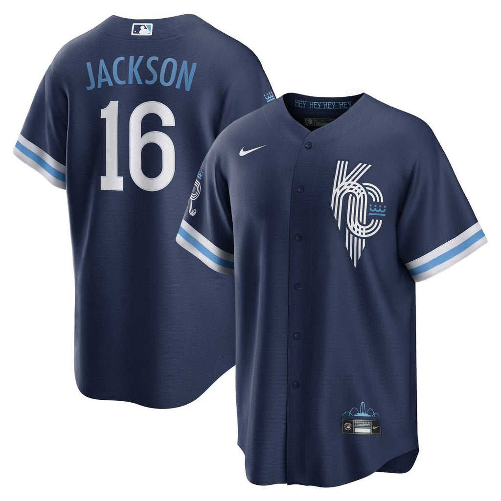Bo Jackson Kansas City Royals City Connect Replica Player Jersey - Navy