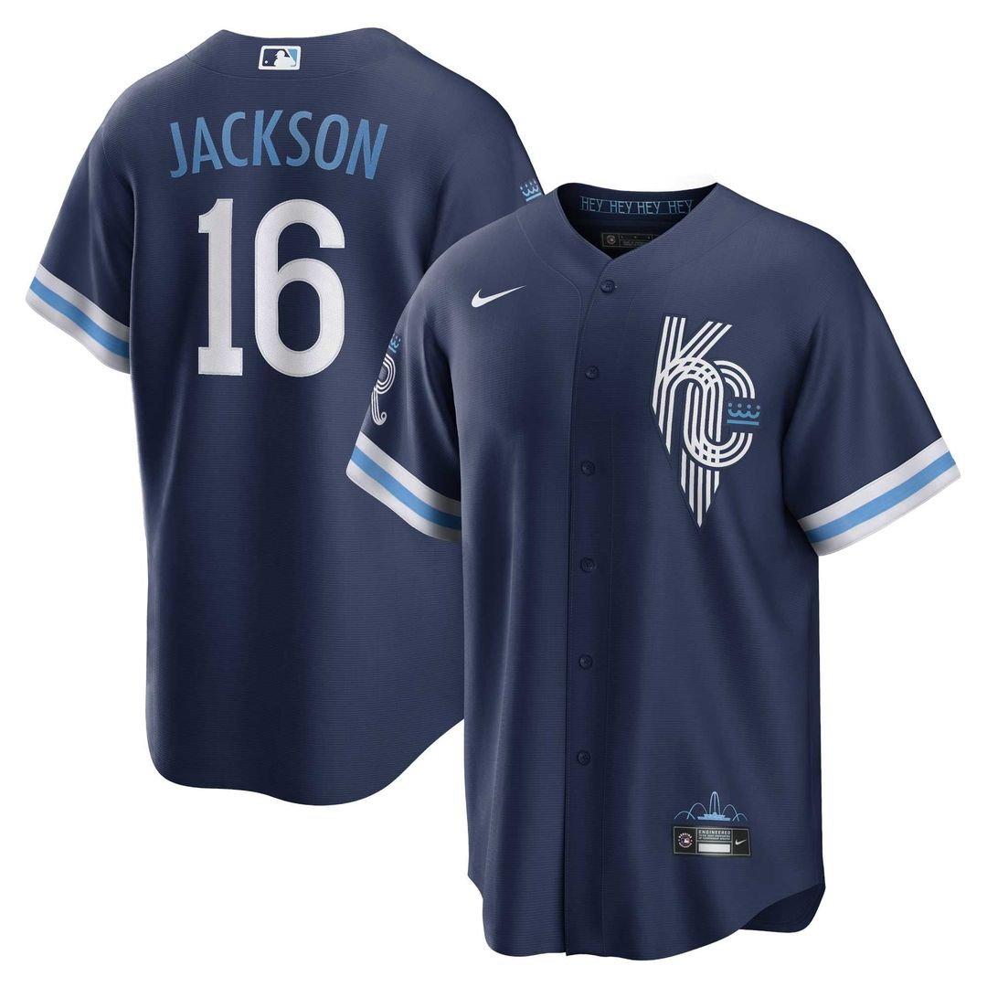 Bo Jackson Kansas City Royals City Connect Replica Player Jersey - Navy