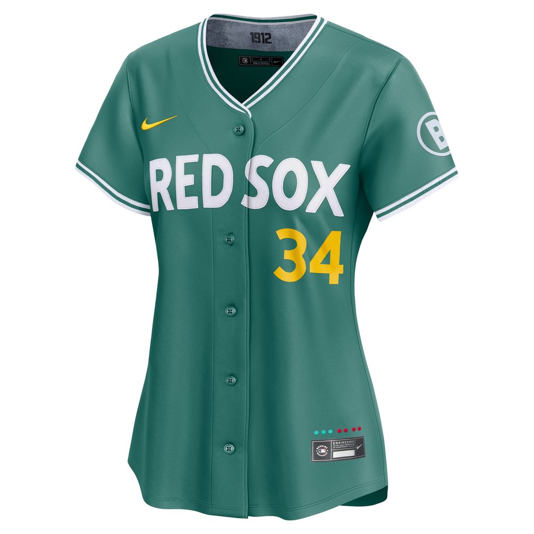 David Ortiz Boston Red Sox Women's 2025 City Connect Limited Retired Player Jersey - Green