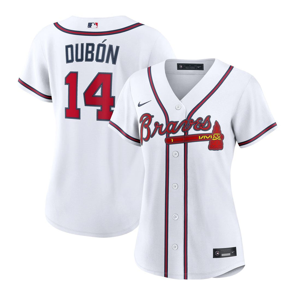 Mauricio Dubón Atlanta Braves Women's Home Replica Jersey - White