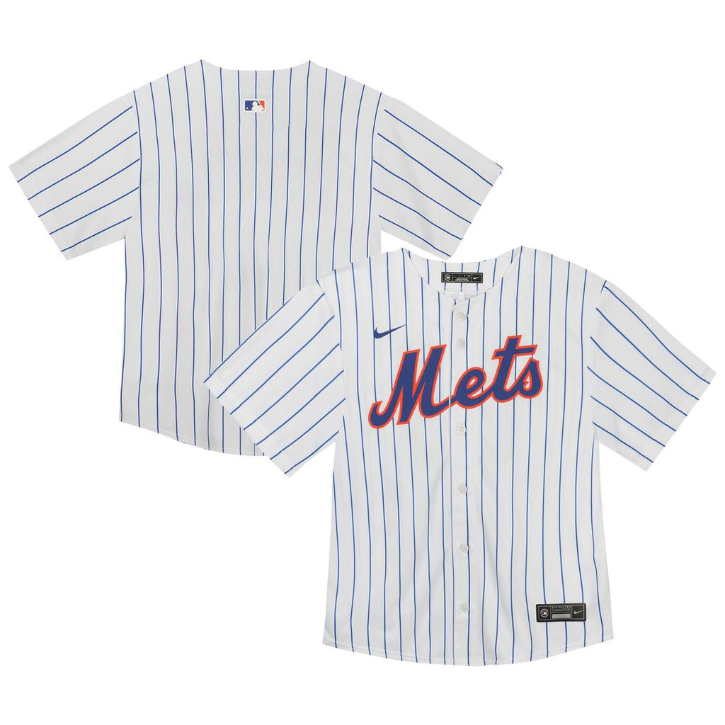 New York Mets Toddler Home Game Jersey - White