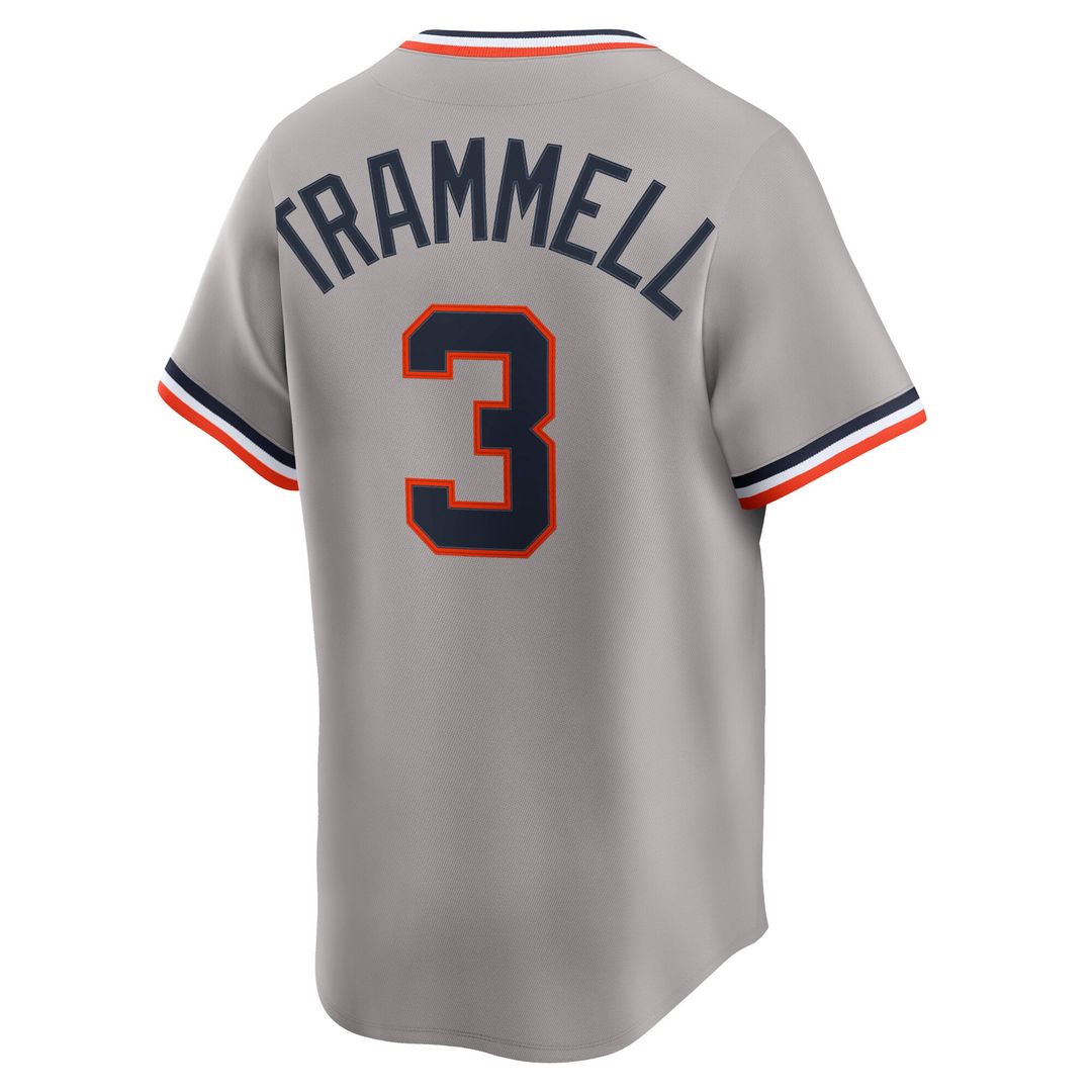 Alan Trammell Detroit Tigers Cooperstown Collection Limited Jersey - Gray