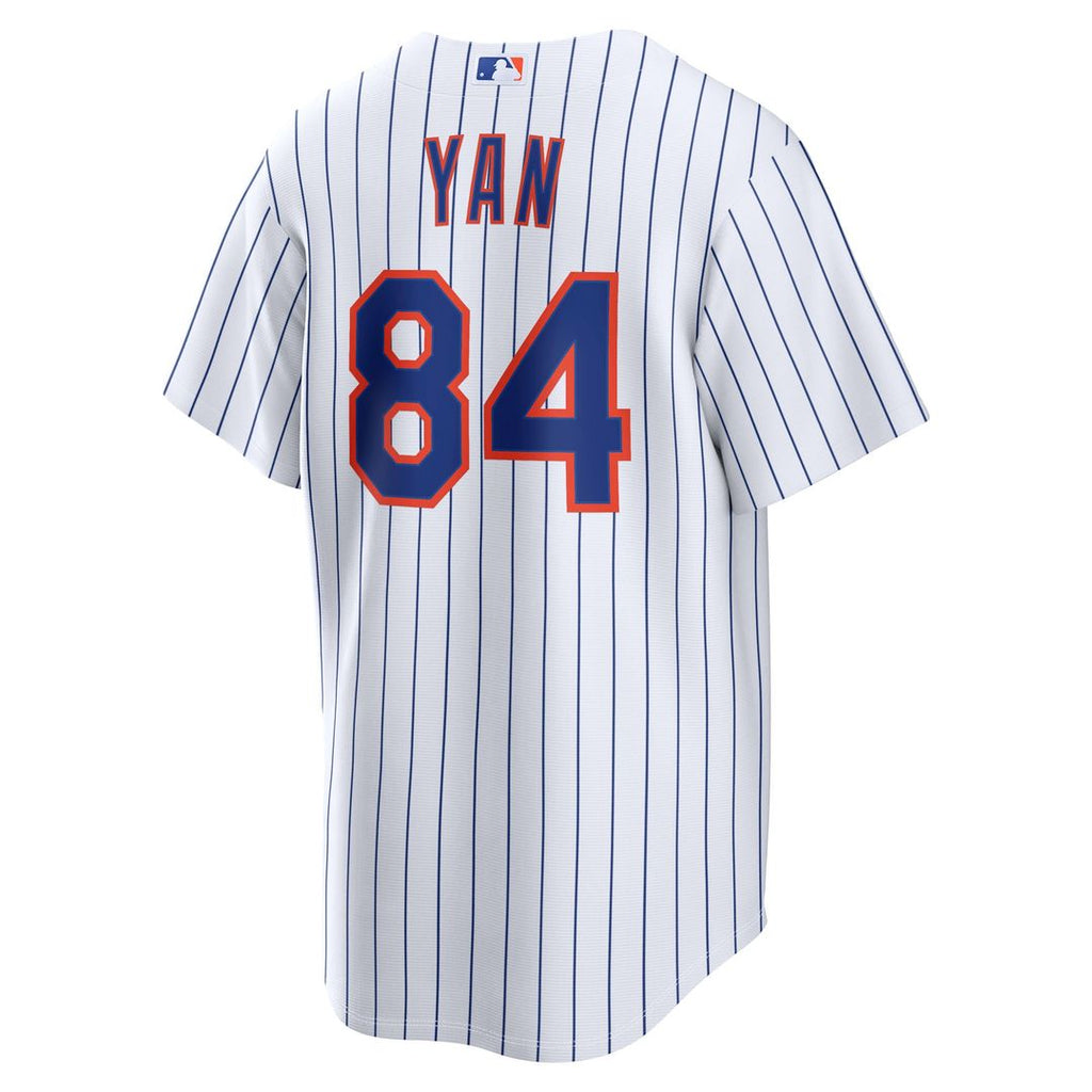Jefry Yan New York Mets Home Replica Jersey - White