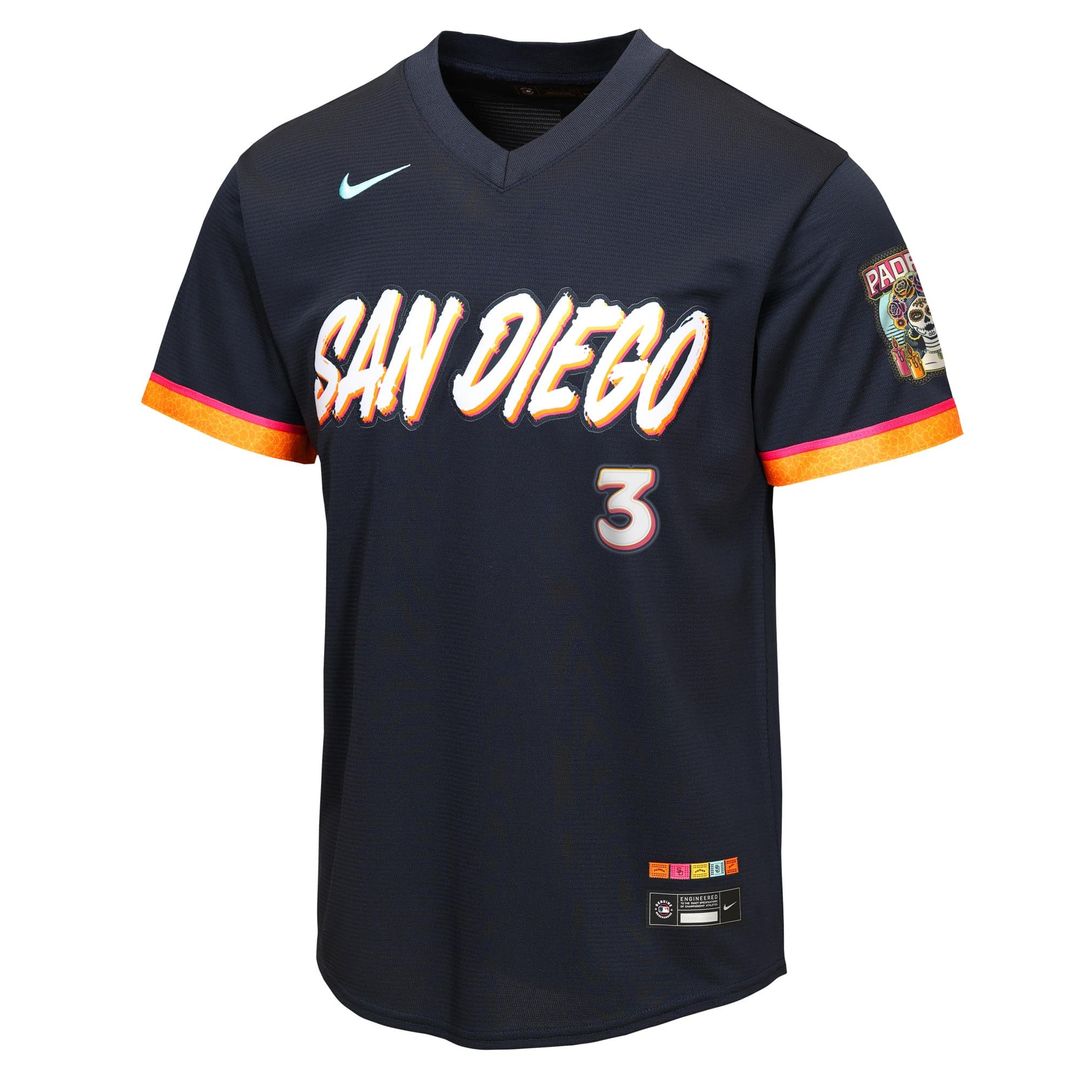 Jackson Merrill San Diego Padres Youth 2026 City Connect Stadium Jersey - Obsidian