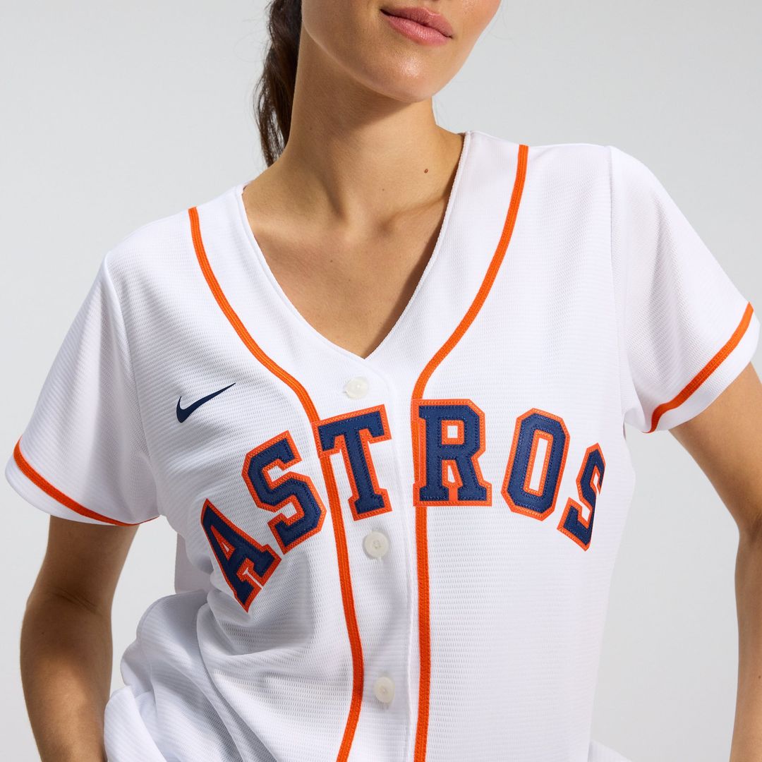 Houston Astros Women's Home Replica Team Jersey - White