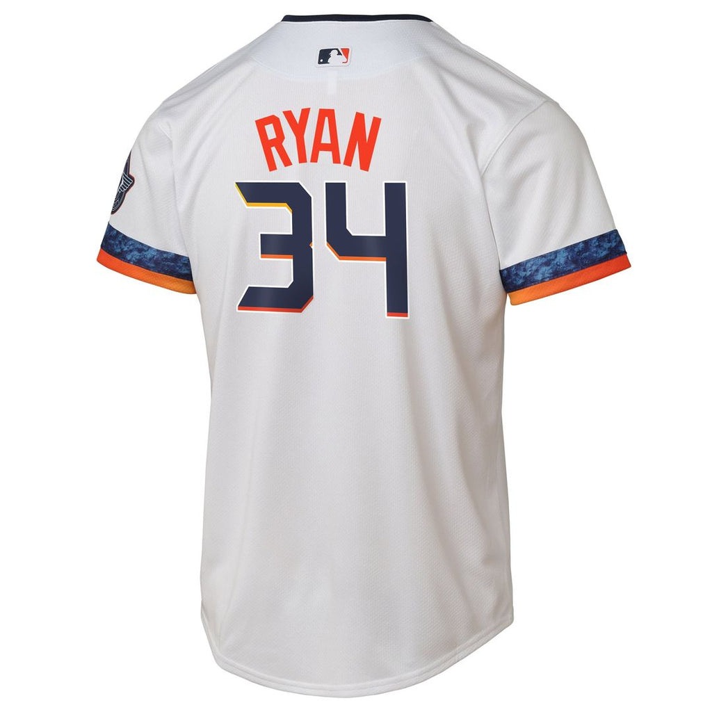 Nolan Ryan Houston Astros Youth 2025 City Connect Limited Player Jersey - White