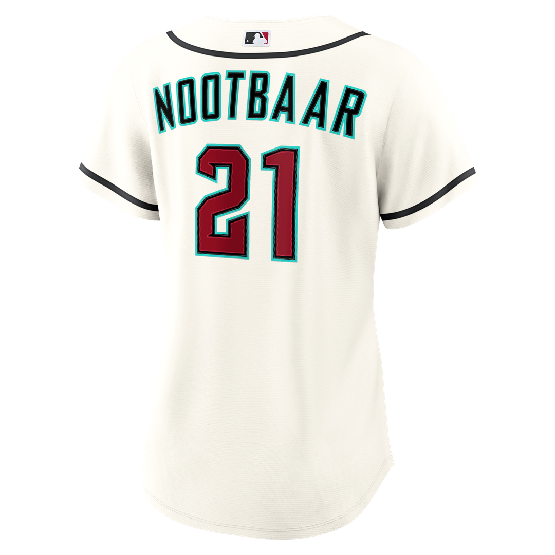 Lars Nootbaar Arizona Diamondbacks Women's Home Replica Jersey - Cream