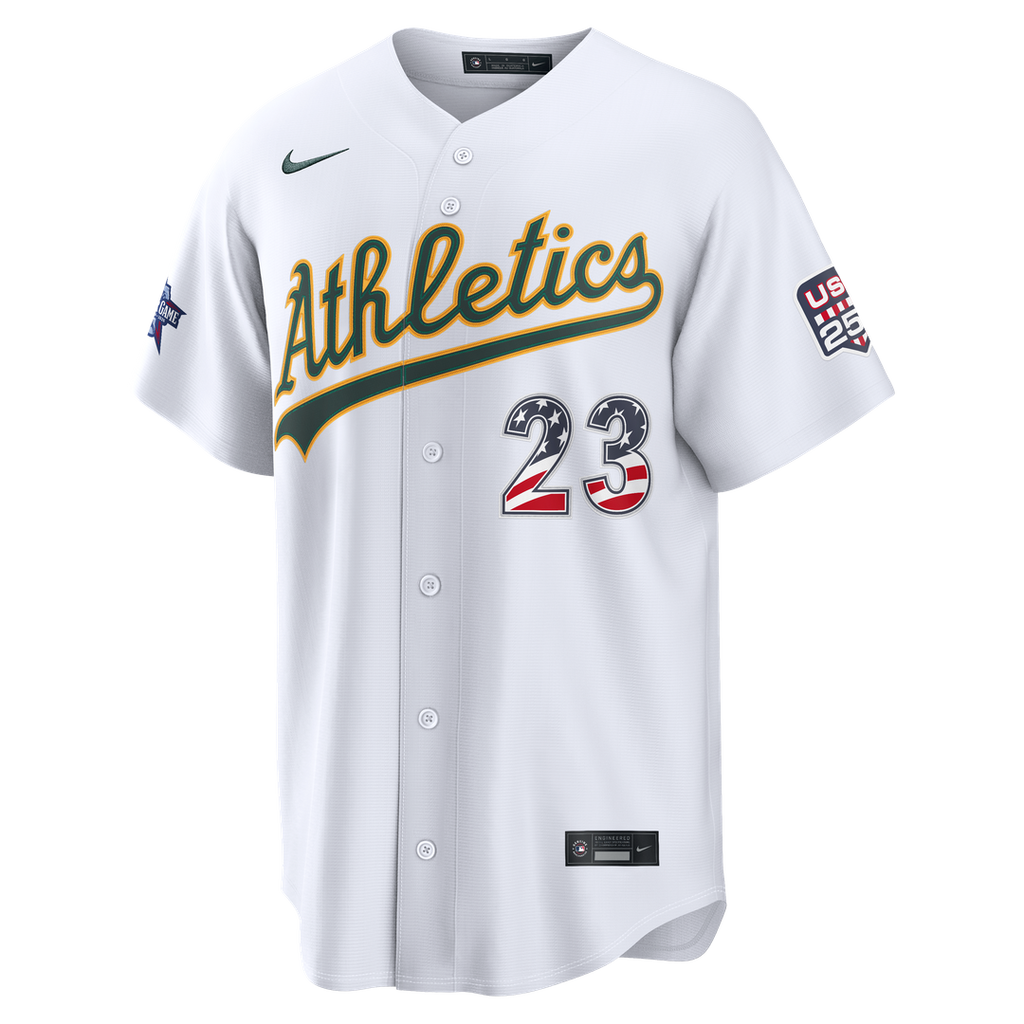 2026 All - Star Edition Stars & Stripes Athletics Shea Langeliers White Stadium Jersey