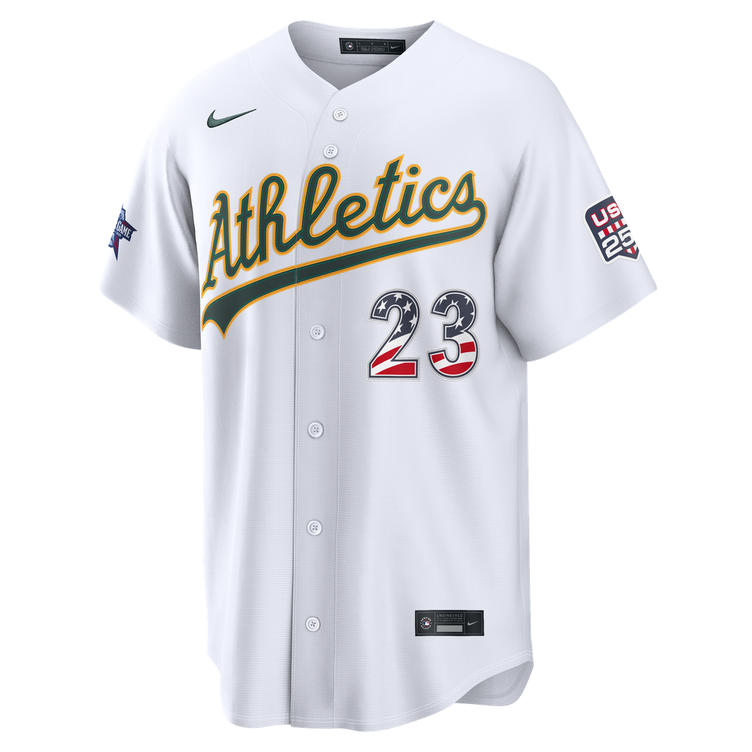 2026 All - Star Edition Stars & Stripes Athletics Shea Langeliers White Stadium Jersey